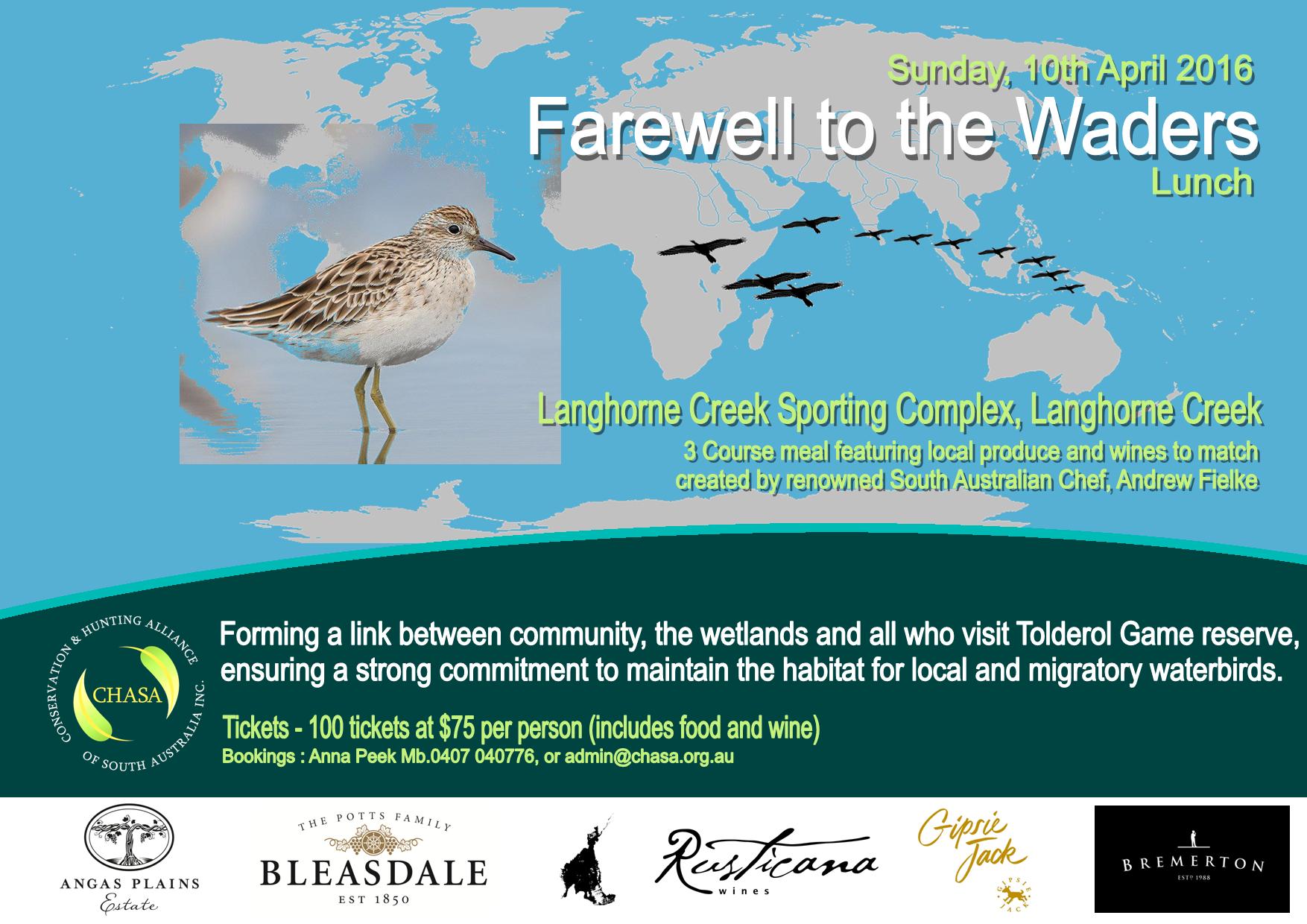 Farewell to the Waders