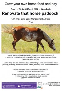 Renovate that horse paddock