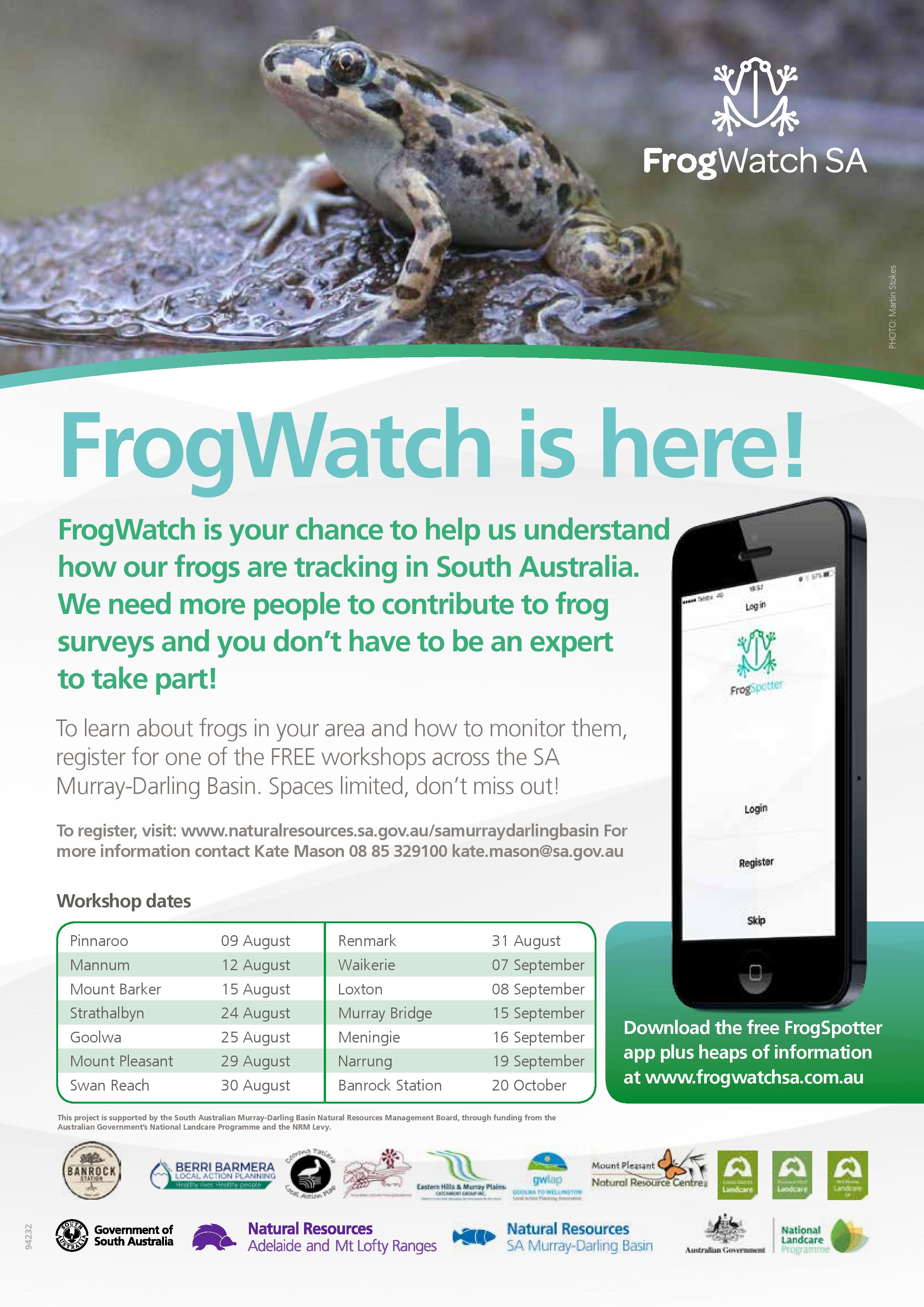 FrogWatch flier